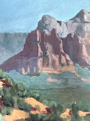 Sedona Trail by Heather Foster |   Closeup View of Artwork 