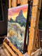 Original art for sale at UGallery.com | Sedona Sunset with Yucca by Heather Foster | $2,750 | mixed media artwork | 24' h x 20' w | thumbnail 2