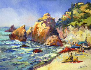 Hazy Day on Ocean, Laguna Beach by Suren Nersisyan |  Artwork Main Image 