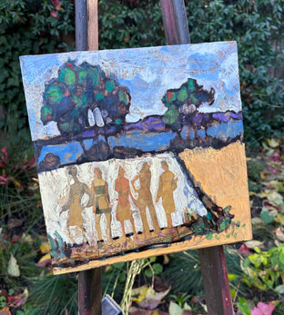 A Morning Walk by James Hartman |  Context View of Artwork 