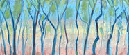 Original art for sale at UGallery.com | Through the Trees by James Hartman | $3,425 | oil painting | 24' h x 54' w | thumbnail 1