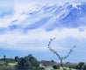 Original art for sale at UGallery.com | Kilimanjaro by James Nyika | $700 | watercolor painting | 15' h x 22' w | thumbnail 4