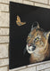 Original art for sale at UGallery.com | Cougar - Commission by Jan Fontecchio Perley | $1,700 | oil painting | 24' h x 24' w | thumbnail 2