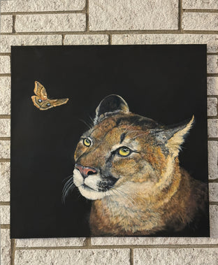 Cougar - Commission by Jan Fontecchio Perley |  Context View of Artwork 