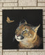 Original art for sale at UGallery.com | Cougar - Commission by Jan Fontecchio Perley | $1,700 | oil painting | 24' h x 24' w | thumbnail 3