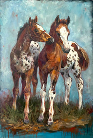 oil painting by Jan Fontecchio Perley titled Two's Company