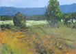 Original art for sale at UGallery.com | Tracks in the Field by Janet Dyer | $1,575 | acrylic painting | 22' h x 30' w | thumbnail 1