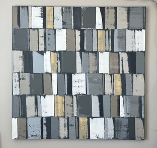 AG - Gray/Beige by Janet Hamilton |  Context View of Artwork 