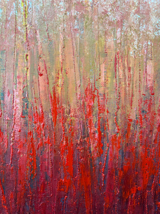 Red Landscape by Janet Hamilton |   Closeup View of Artwork 