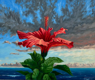 Hibiscus Sunset by Jay Jensen |  Artwork Main Image 