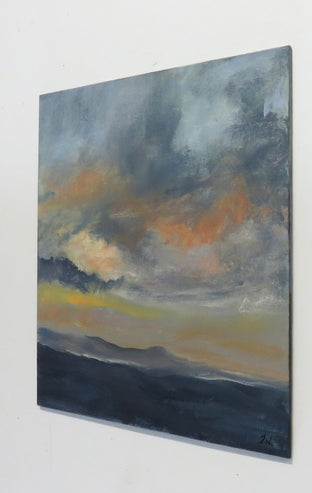 Island Sunset by Jenn Williamson |  Side View of Artwork 