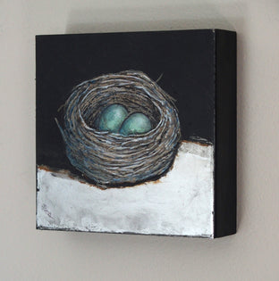 Illuminated Nest-Green Eggs by Jennifer Ross |  Context View of Artwork 