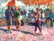 Original art for sale at UGallery.com | Saturday by Jerry Salinas | $575 | oil painting | 12' h x 16' w | thumbnail 1