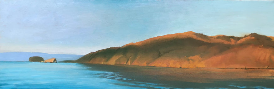 oil painting by Jesse Aldana titled Sunrise, Port San Luis