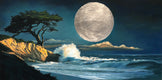 Original art for sale at UGallery.com | Super Moon by Jesse Aldana | $2,400 | oil painting | 24' h x 48' w | thumbnail 1