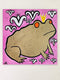 Original art for sale at UGallery.com | King Toad by Jessica JH Roller | $1,100 | acrylic painting | 30' h x 30' w | thumbnail 3