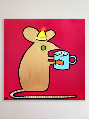 Mouse with Hot Chocolate by Jessica JH Roller |  Context View of Artwork 