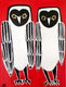 Original art for sale at UGallery.com | Two Barn Owls by Jessica JH Roller | $550 | acrylic painting | 24' h x 18' w | thumbnail 1