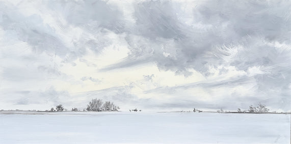 oil painting by Jill Poyerd titled Winter Panorama