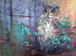 Original art for sale at UGallery.com | The Watcher by Jinny Tomozy | $1,025 | acrylic painting | 12' h x 16' w | thumbnail 1