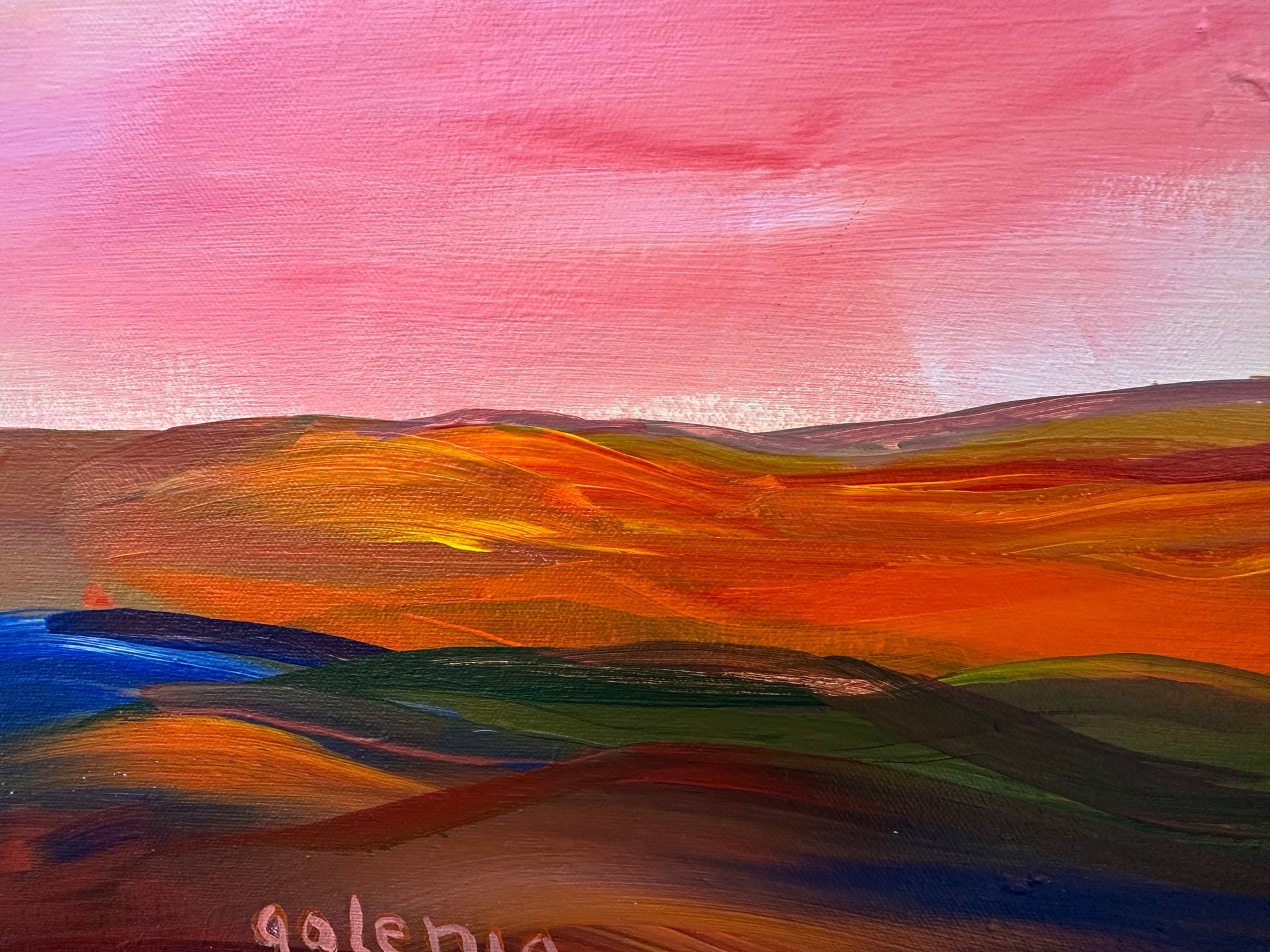 High Desert Morning By Joann Golenia - Acrylic Painting 