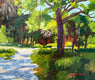 Original art for sale at UGallery.com | Summer Hike by JoAnn Golenia | $1,100 | acrylic painting | 24' h x 20' w | thumbnail 4