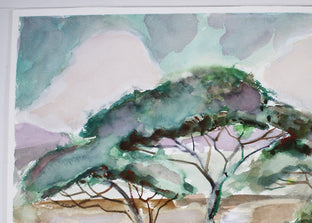 Acacia Trees 1 by Joe Giuffrida |  Side View of Artwork 