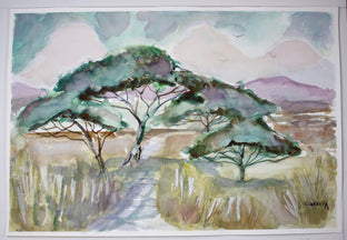 Acacia Trees 1 by Joe Giuffrida |  Context View of Artwork 