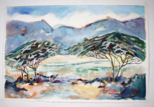 Acacia Trees 2 by Joe Giuffrida |  Context View of Artwork 