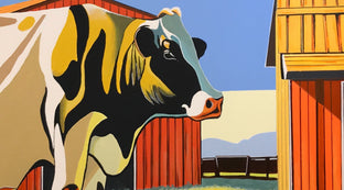 Counting Cows by John Jaster |   Closeup View of Artwork 