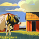 Original art for sale at UGallery.com | Counting Cows by John Jaster | $1,100 | acrylic painting | 24' h x 24' w | thumbnail 1