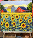 Original art for sale at UGallery.com | Farming the Sun by John Jaster | $1,100 | acrylic painting | 24' h x 24' w | thumbnail 3