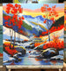 Original art for sale at UGallery.com | Spring in the Mountains by John Jaster | $1,100 | acrylic painting | 24' h x 24' w | thumbnail 3