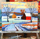 Original art for sale at UGallery.com | Under a Pale Winter Sun by John Jaster | $700 | acrylic painting | 16' h x 20' w | thumbnail 3