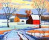 Original art for sale at UGallery.com | Under a Pale Winter Sun by John Jaster | $700 | acrylic painting | 16' h x 20' w | thumbnail 1