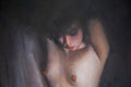 Original art for sale at UGallery.com | Evening's End by John Kelly | $2,550 | oil painting | 25.5' h x 18' w | thumbnail 4