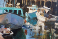 Original art for sale at UGallery.com | Old Port by Jonelle Summerfield | $1,000 | oil painting | 18' h x 24' w | thumbnail 4