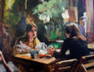 Original art for sale at UGallery.com | Tapas Night in Seville II by Jonelle Summerfield | $675 | oil painting | 14' h x 11' w | thumbnail 4