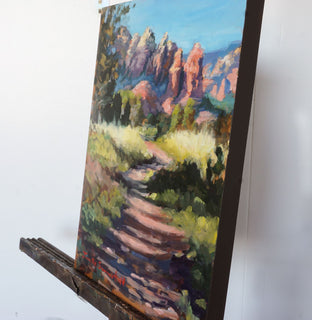 View from the Airport Mesa Trail by Jonelle Summerfield |  Side View of Artwork 