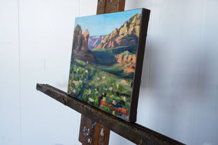 View of Sedona by Jonelle Summerfield |  Side View of Artwork 