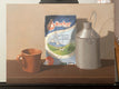 Original art for sale at UGallery.com | Got Milk? 3 by Jose H. Alvarenga | $1,025 | oil painting | 12' h x 16' w | thumbnail 3