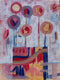 Original art for sale at UGallery.com | Birthday Cake by Joyanna Margo | $850 | acrylic painting | 24' h x 20' w | thumbnail 1