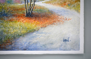 Fall Brilliance by Judy Mudd |  Side View of Artwork 