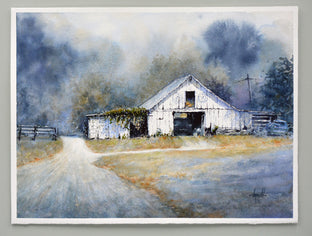 The White Barn by Judy Mudd |  Context View of Artwork 