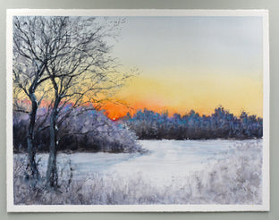 Winter Sunset by Judy Mudd |  Context View of Artwork 