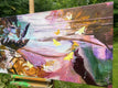 Original art for sale at UGallery.com | Raising Energy by Julia Hacker | $3,750 | acrylic painting | 26' h x 56' w | thumbnail 2