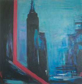 acrylic painting by Kajal Zaveri titled Standing Tall