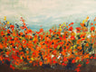 Original art for sale at UGallery.com | Summer Blooms by Kajal Zaveri | $2,500 | oil painting | 30' h x 40' w | thumbnail 1