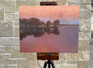 Evening on the Lake by Karen d’Angeac Mihm |  Context View of Artwork 