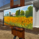 Original art for sale at UGallery.com | Field of Sunflowers by Karen d’Angeac Mihm | $450 | oil painting | 8' h x 16' w | thumbnail 2